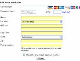 credit cards online